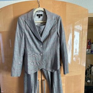 Escada Grey and Pink Suit